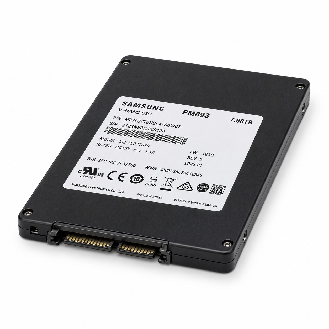 Samsung PM893 7.68TB