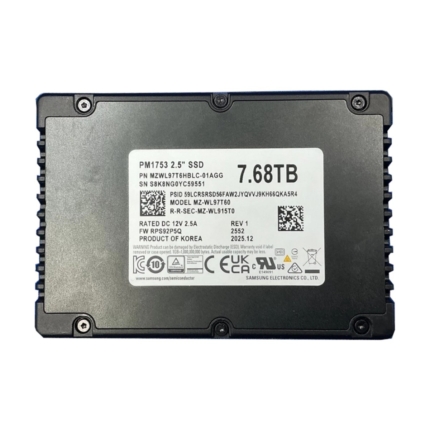 Samsung 7.68TB U.2 SFF 8639 NVMe Enterprise SSD
